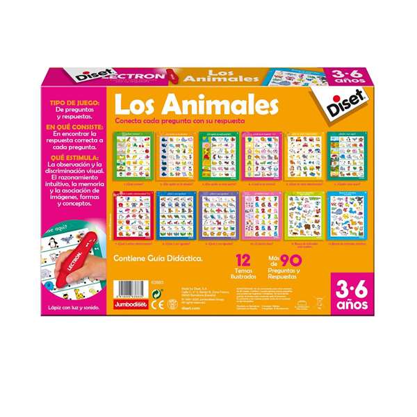 Diset Lectron Lápiz Los Animales Diset Lectron Lápiz Los Animales