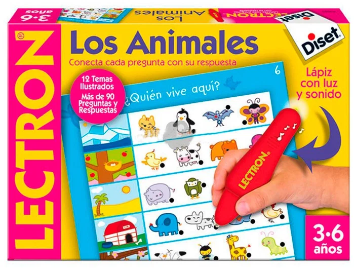 Diset Lectron Lápiz Los Animales Diset Lectron Lápiz Los Animales