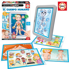 Educa Touch Junior Descubro El Cuerpo Humano Juego Educativo Interactivo para Niños +2 Años 19174, Idioma Español