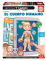Educa Touch Junior - Juego El Cuerpo Humano, 8 Láminas de Actividades Educativas, para Niños de 2 a 6 Años, en Español