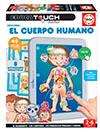 Educa Touch Junior - Juego El Cuerpo Humano, 8 Láminas de Actividades Educativas, para Niños de 2 a 6 Años, en Español