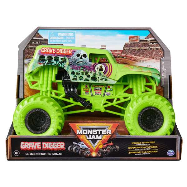 Spin Master Coche Monster Jam Escala 1:24 14.92x21.27x13.65 cm - Modelo Surtido