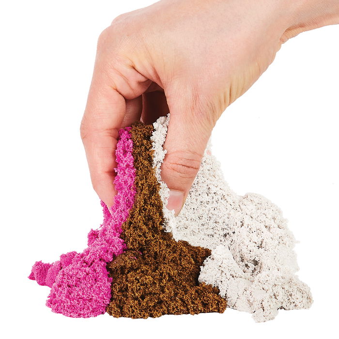 Spin Master Arena Mágica Kinetic Sand Ice Cream Treats 6059742 Juego de Crear Helados con Arena Perfumada para Niños +6 Años