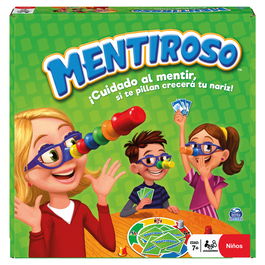 Spin Master Juego De Mesa Mentiroso 6065110 - El Divertido Juego Donde Decir La Verdad O Mentir Tiene Consecuencias Divertidas - Para Niños y Familias +7 Años