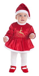 Creaciones Llopis Disfraz Bebe Mami Noel Reni talla 12 Meses