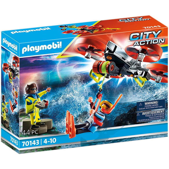 Playmobil Buzo con Dron de Rescate Marítimo y Cabrestante Playmobil Buzo con Dron de Rescate Marítimo y Cabrestante
