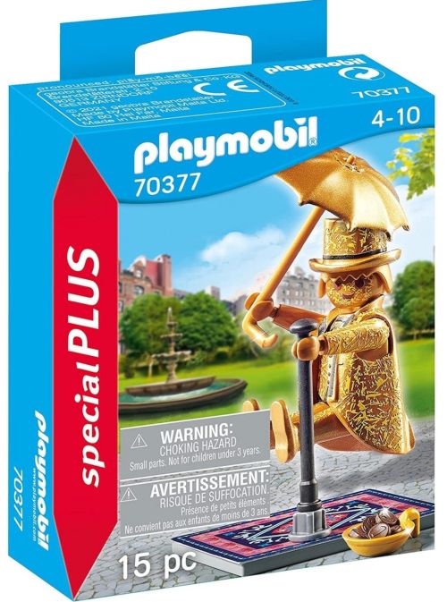 Playmobil Artista Callejero con disfraz dorado 70377