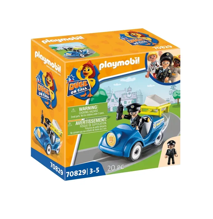 Playmobil Duck On Call Mini Coche de Policía