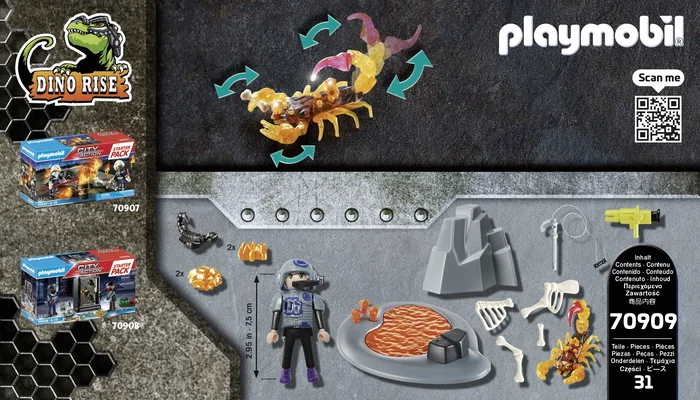Playmobil 70909 Starter Pack Lucha contra el Escorpión de Fuego Playmobil 70909 Starter Pack Lucha contra el Escorpión de Fuego