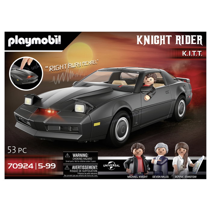 Playmobil 70924 Knight Rider K.I.T.T. Vehículo Multicolor 5+ años 265 piezas Playmobil 70924 Knight Rider K.I.T.T. Vehículo Multicolor 5+ años 265 piezas