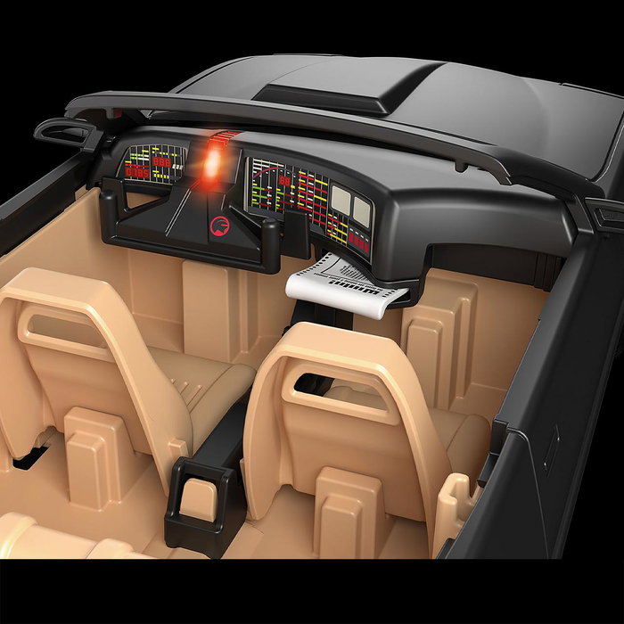 Playmobil Coche Fantástico 70924 Knight Rider K.I.T.T. con Figuras y Funciones Electrónicas