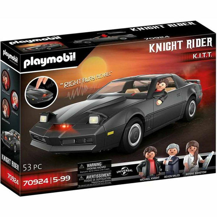 Playmobil Knight Rider K.I.T.T. 70924 con efectos de luz y sonido Playmobil Knight Rider K.I.T.T. 70924 con efectos de luz y sonido