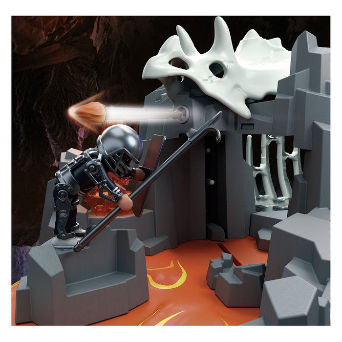Playmobil 70926 Dino Rise Guardian de la Fuente de Lava - Figura de Acción y Aventura con 43 Piezas, para Niños de 5 a 10 Años