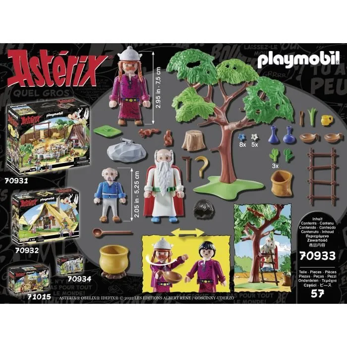 Playmobil Astérix Panorámix con el Caldero de la Poción Mágica 70933 Playmobil Astérix Panorámix con el Caldero de la Poción Mágica 70933