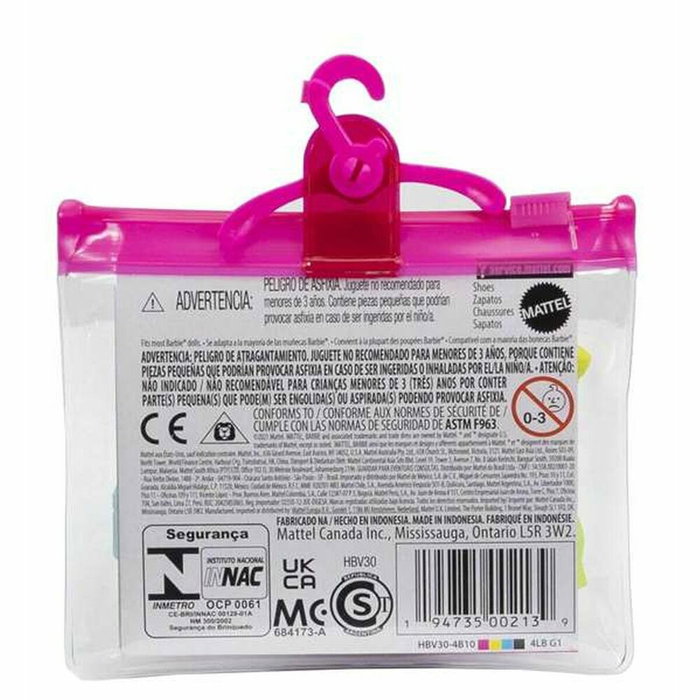 Mattel Barbie Pack de 5 Pares de Zapatos HBV30 Mattel Barbie Pack de 5 Pares de Zapatos HBV30