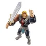 Mattel Figura He-Man Masters of the Universe, Figura de Acción PVC 14 cm con Espada de Poder, Serie Netflix