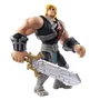 Mattel Figura He-Man Masters of the Universe, Figura de Acción PVC 14 cm con Espada de Poder, Serie Netflix