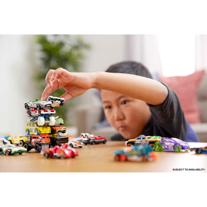 Hot Wheels Pack 20 Vehículos H7045 Coches a Escala 1:64 para Niños y Coleccionistas