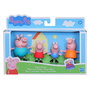 Peppa Pig Pack de 4 Figuras Familia 7 cm - Modelos Surtidos