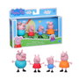 Peppa Pig Pack de 4 Figuras Familia 7 cm - Modelos Surtidos