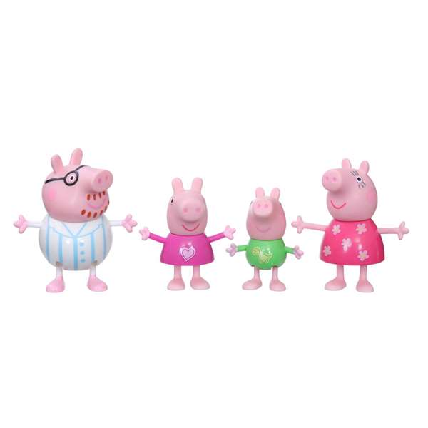 Peppa Pig Pack de 4 Figuras Familia 7 cm - Modelos Surtidos