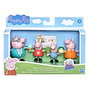 Peppa Pig Pack de 4 Figuras Familia 7 cm - Modelos Surtidos