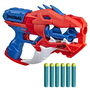Hasbro Nerf Lanzador Dino Squad Raptor-Slash con Tambor Giratorio de 6 Dardos para Aventuras de Batalla