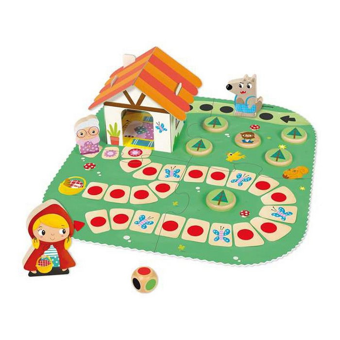 GOULA Little Red Riding Hood Juego de Mesa de Madera GOULA Little Red Riding Hood Juego de Mesa de Madera