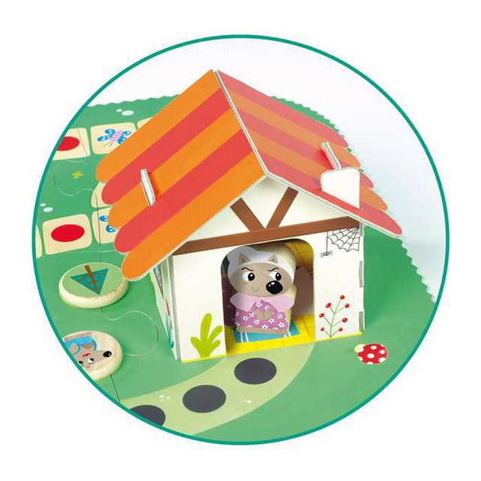 GOULA Little Red Riding Hood Juego de Mesa de Madera GOULA Little Red Riding Hood Juego de Mesa de Madera