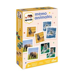 Diset Juego Memo Photo Animales de 54 fichas