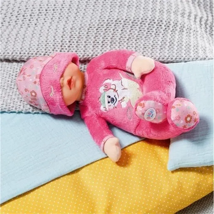 Baby Born Muñeco Blandito Sleepy con Sonajero Integrado Rosa 30cm
