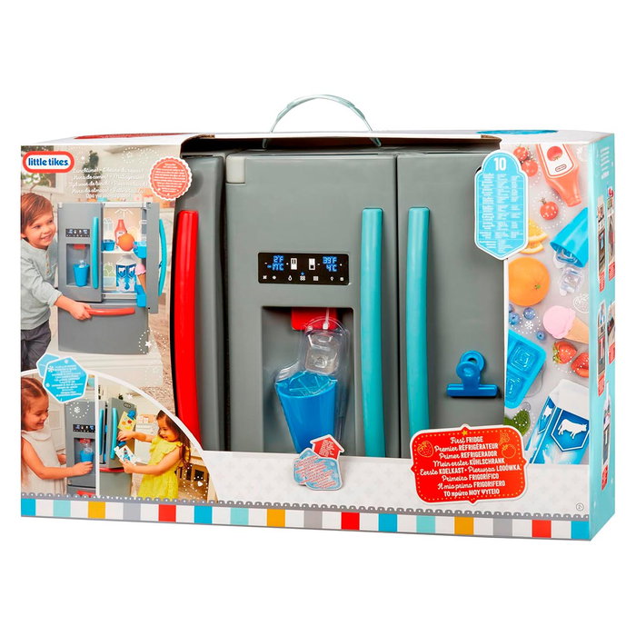 Little Tikes Frigorífico Interactivo 175060 con Dispensador de Hielo y Luz, Juguete Cocina Realista para Niños +2 Años