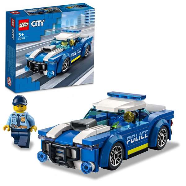 Lego Juego de Construccion Coche de Policia Lego City para Niños a partir de 5 Años, 94 Piezas