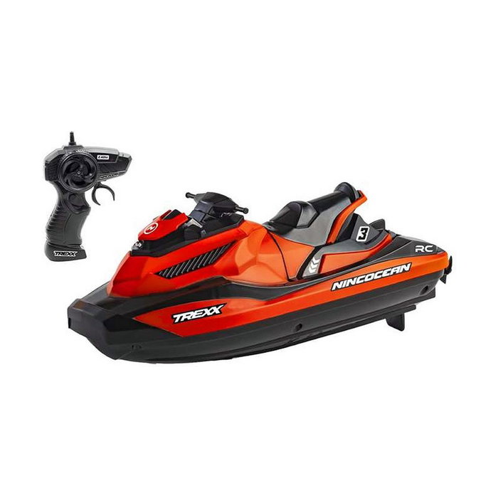 Ninco Moto de agua radio control TREXX con 2 motores y emisora 2,4Ghz