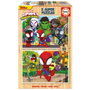 Educa Super Puzzles Spidey y sus increíbles amigos 2x25 piezas