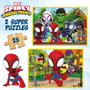 Educa Super Puzzles Spidey y sus increíbles amigos 2x25 piezas