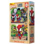 Educa Super Puzzles Spidey y sus increíbles amigos 2x25 piezas