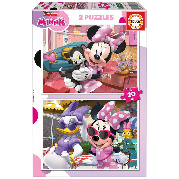 Educa Puzzle 2x20 piezas Minnie Disney Educa Puzzle 2x20 piezas Minnie Disney
