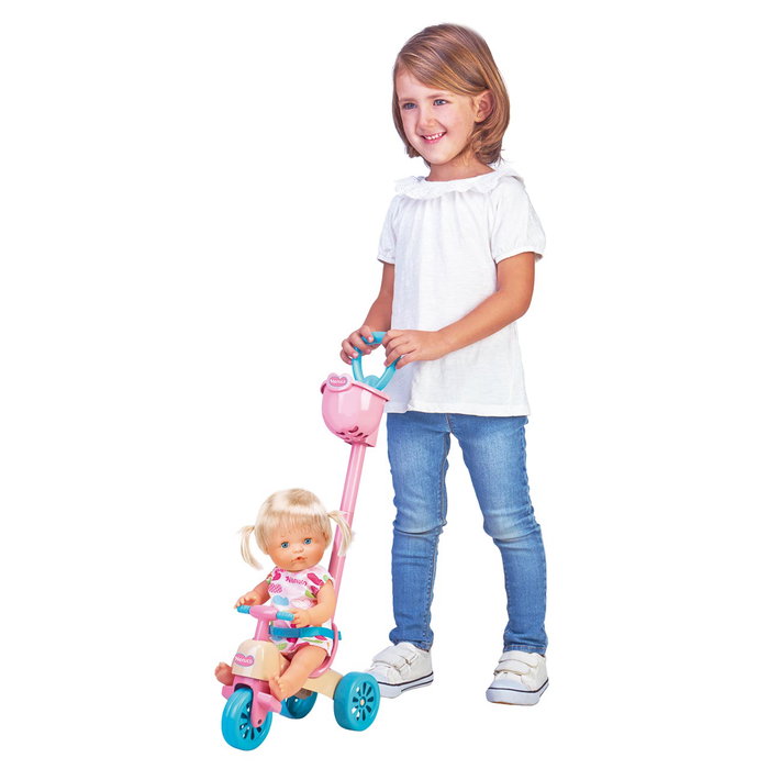 Famosa Nenuco Y Su Triciclo 7/17103 Muñeca con Triciclo Accesorios Incluidos +2 Años