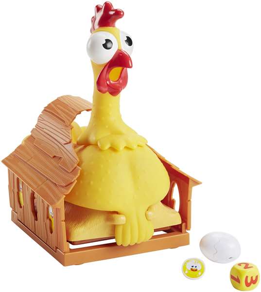 Mattel Juego La Gallina Josefina Pulsa el Pecho y Cacarea para Niños de 3 a 99 Años