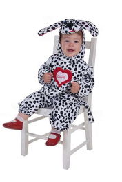Creaciones Llopis Disfraz Bebe Dálmata Love Talla 0-12 Meses Mono y Cabeza