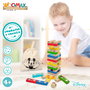 WOOMAX Disney Juego de bloques apilables de madera