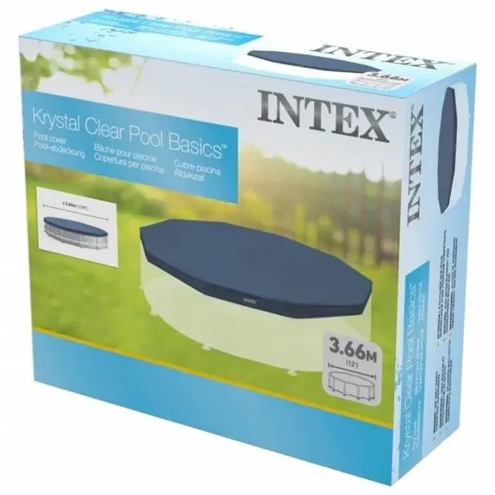 Intex Cubierta de Lona para Piscina Redonda 3,66m