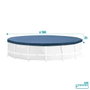 Intex Cubierta de lona para piscina redonda de 3,66 m