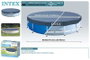 Intex Cubierta de lona para piscina redonda de 3,66 m