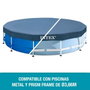 Intex Cubierta de lona para piscina redonda de 3,66 m