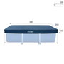 Intex Cubrepiscinas Rectangular 300x200 cm PVC/PE