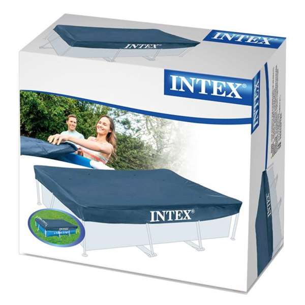 Intex Cubrepiscinas Rectangular 300x200 cm PVC/PE