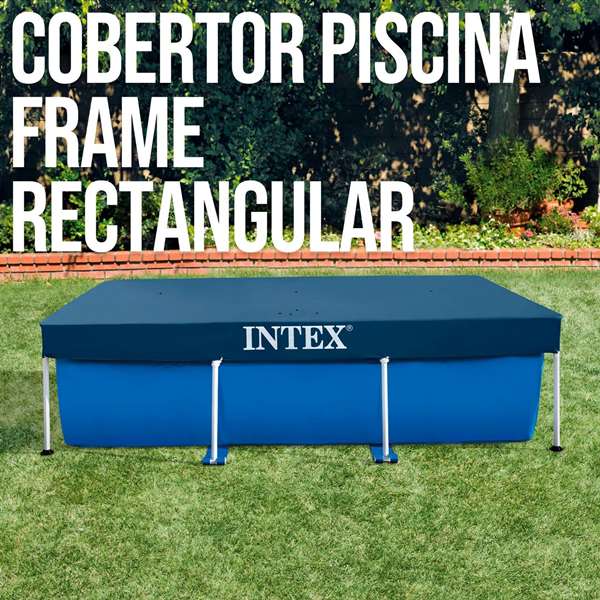 Intex Cubrepiscinas Rectangular 300x200 cm PVC/PE