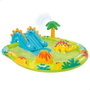 Intex Centro de Juegos Hinchable Little Dino con Tobogán y Fuente